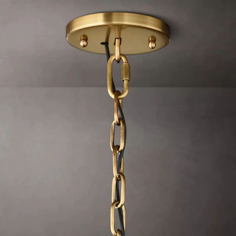 Huxley Crystal Round Chandelier 60 inch detail view