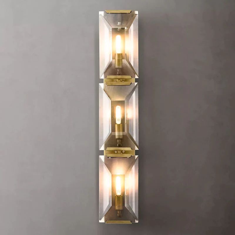 Huxley Crystal Triple Wall Sconce main view