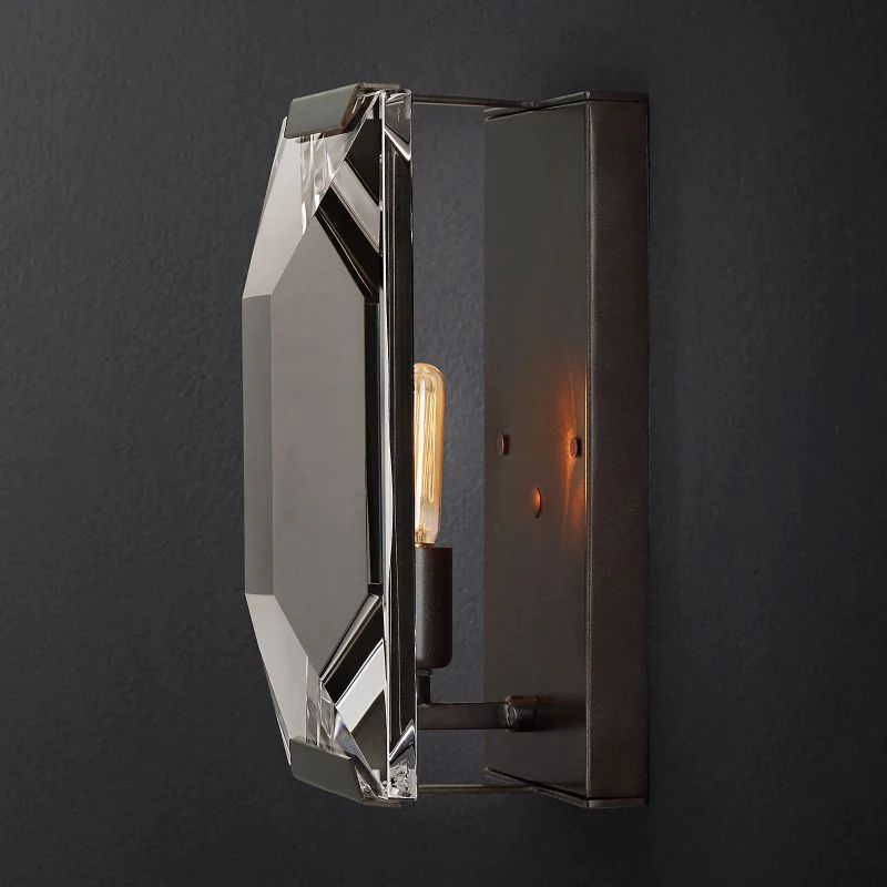 Huxley Crystal Wall Sconce detail view