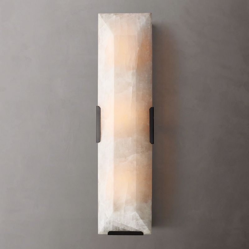 Huxley Calcite Linear Sconce - detail 5