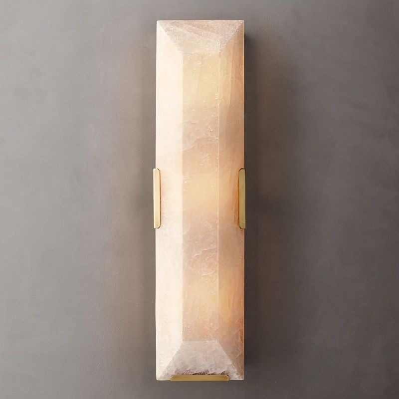 Huxley Calcite Linear Sconce - detail 4
