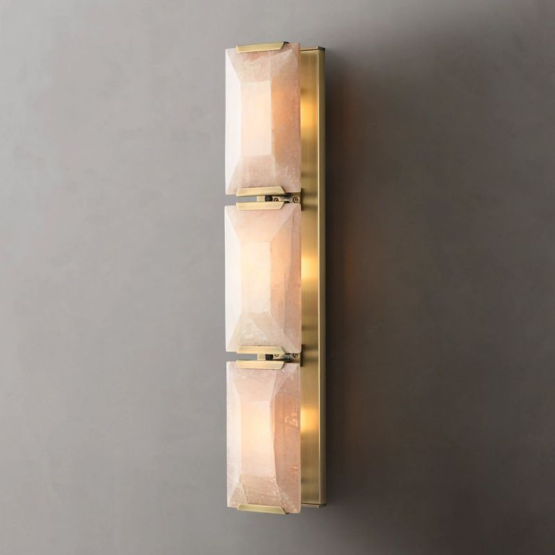 Huxley Calcite Triple Sconce - detail 3