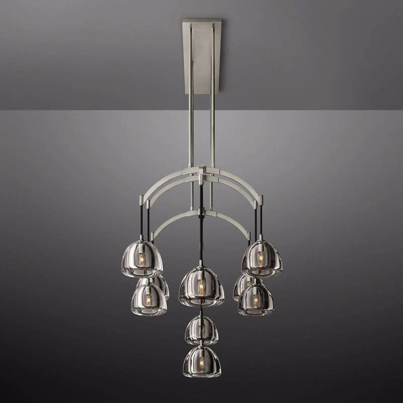 Introduce Hemisphere Linear Chandelier 54'' detail view