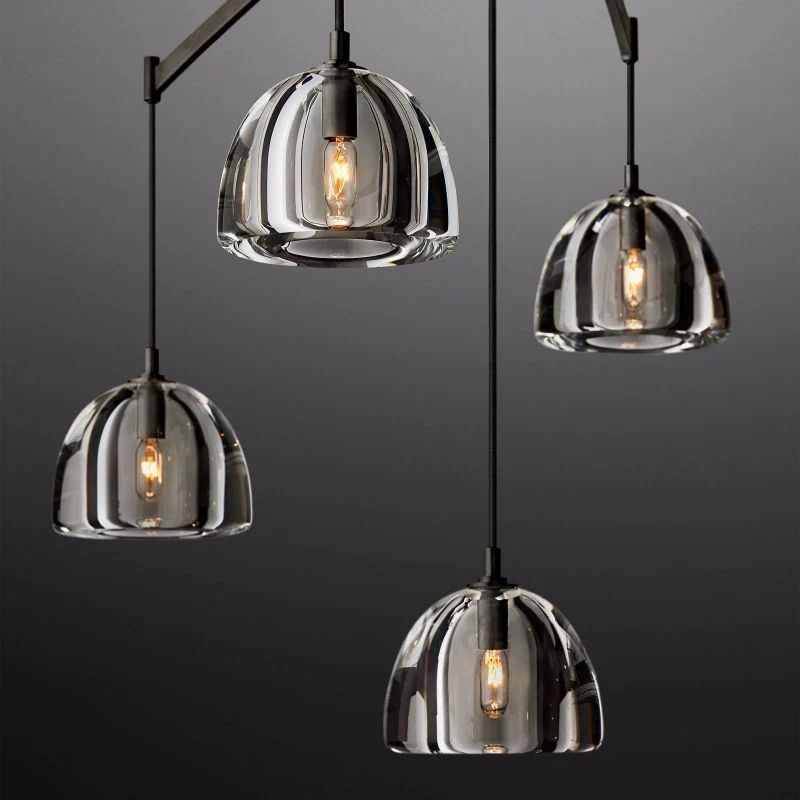 Introduce Hemisphere Linear Chandelier 72'' detail view
