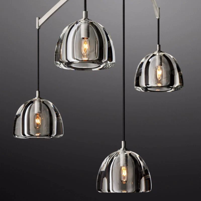 Introduce Hemisphere Linear Chandelier 72'' detail view