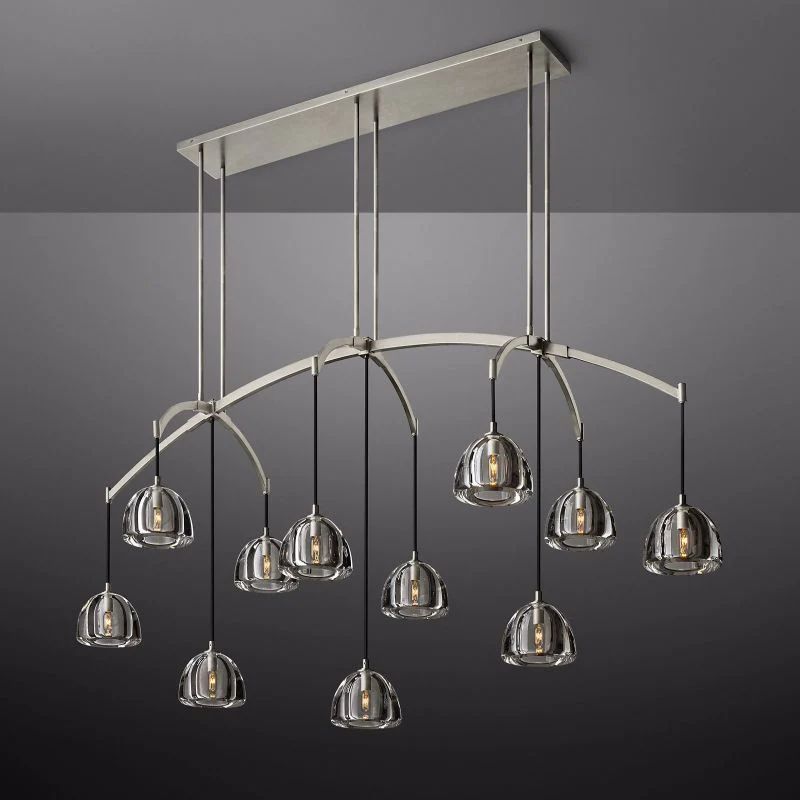 Introduce Hemisphere Linear Chandelier 72'' detail view