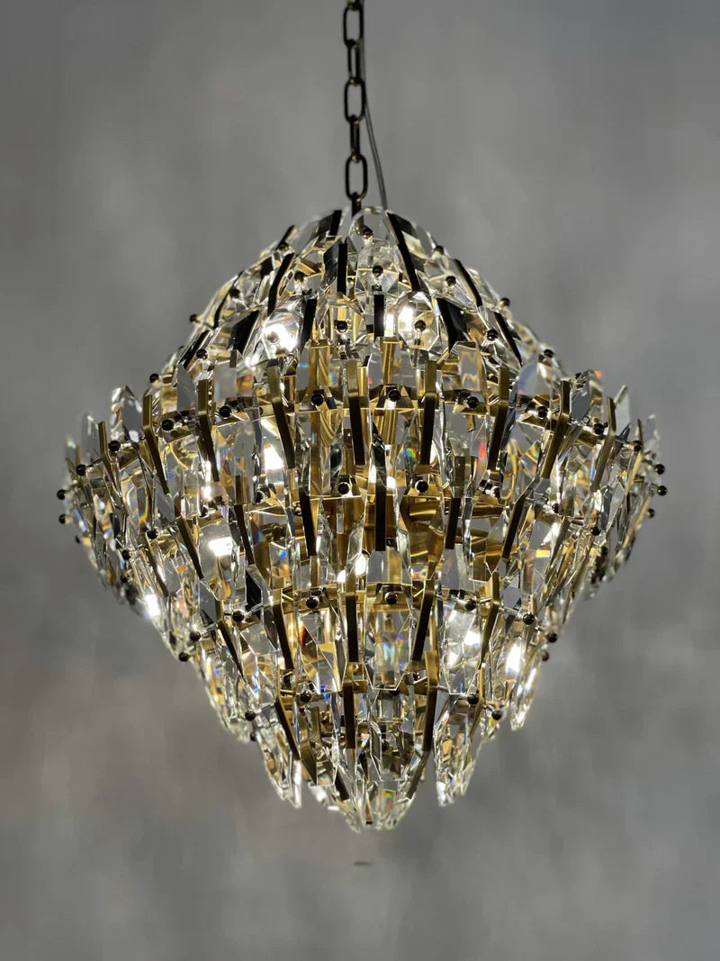 Sol Odeon Empire Crystal Tiered Chandelier - detail 3