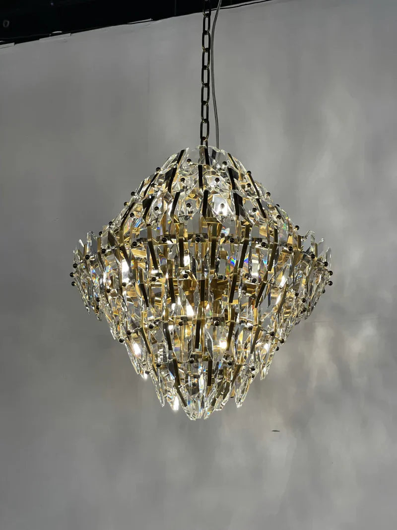 Sol Odeon Empire Crystal Tiered Chandelier - detail 4