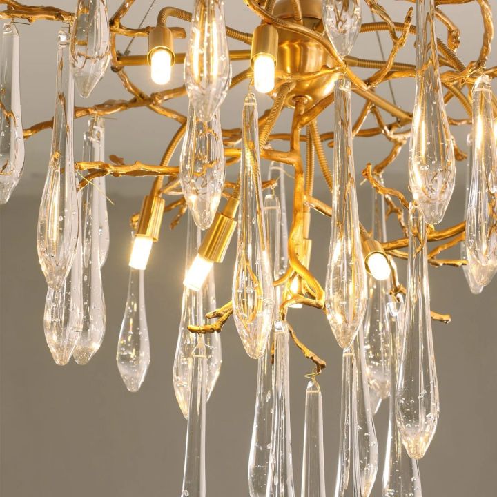 Icicle Crystal Luxury Chandelier - detail 9