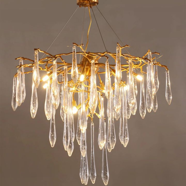 Icicle Crystal Luxury Chandelier - detail 8