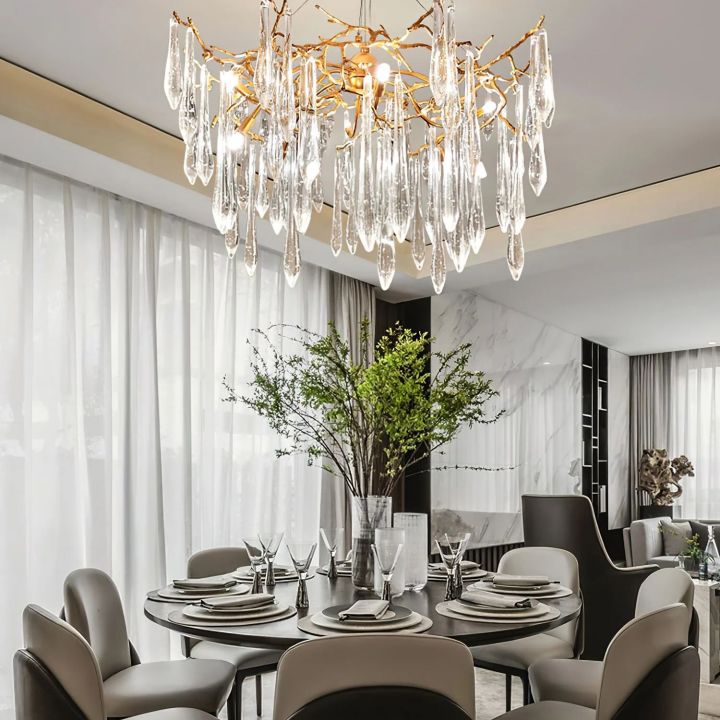 Icicle Crystal Luxury Chandelier - detail 5