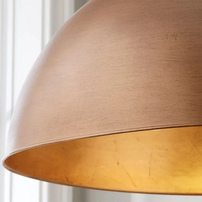 Industrial Dome Shade Pendant angled view