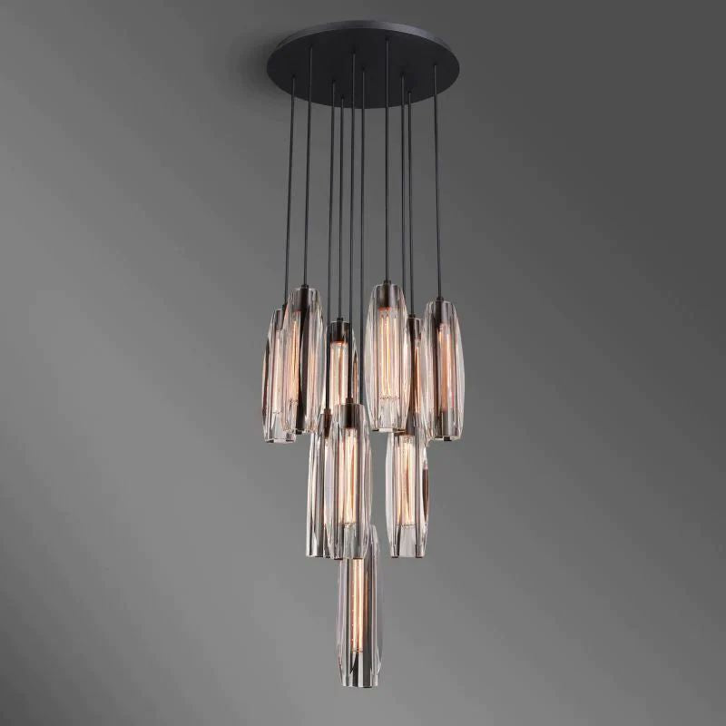 Katina Crystal 10-Light Round Chandelier main view
