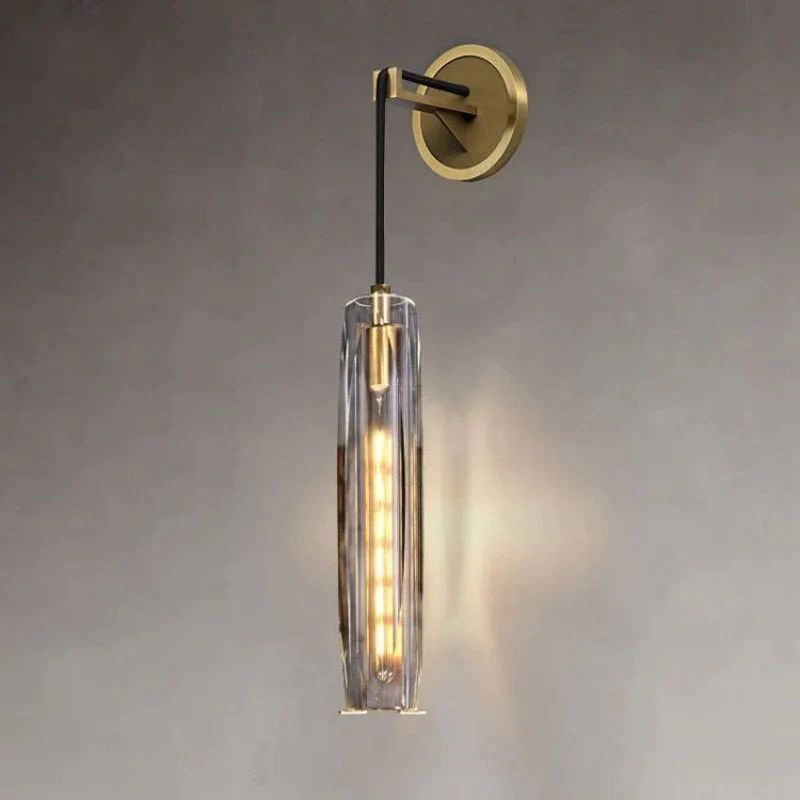 Katina Crystal Grand Wall Sconce angled view