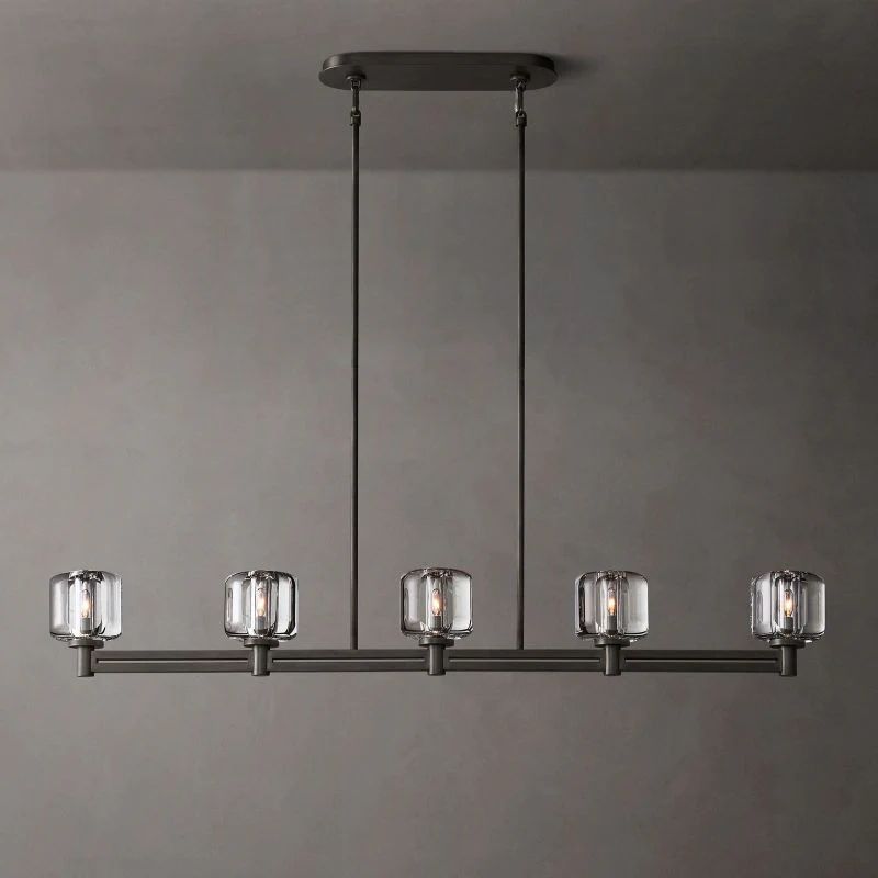 Delano Linear Chandelier 54'' front view