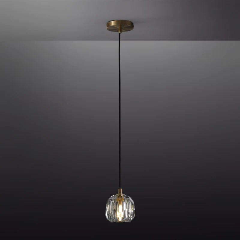 Cristal Glass Cord Pendant detail view