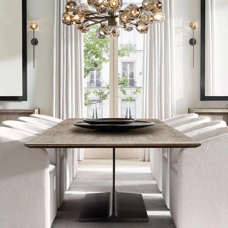 Cristal Glass Round Chandelier 72 inch detail view