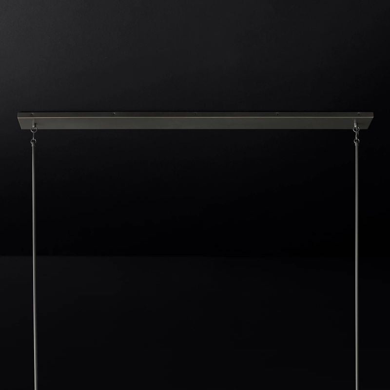 Kuseau Glass Linear Chandelier 60" - detail 8