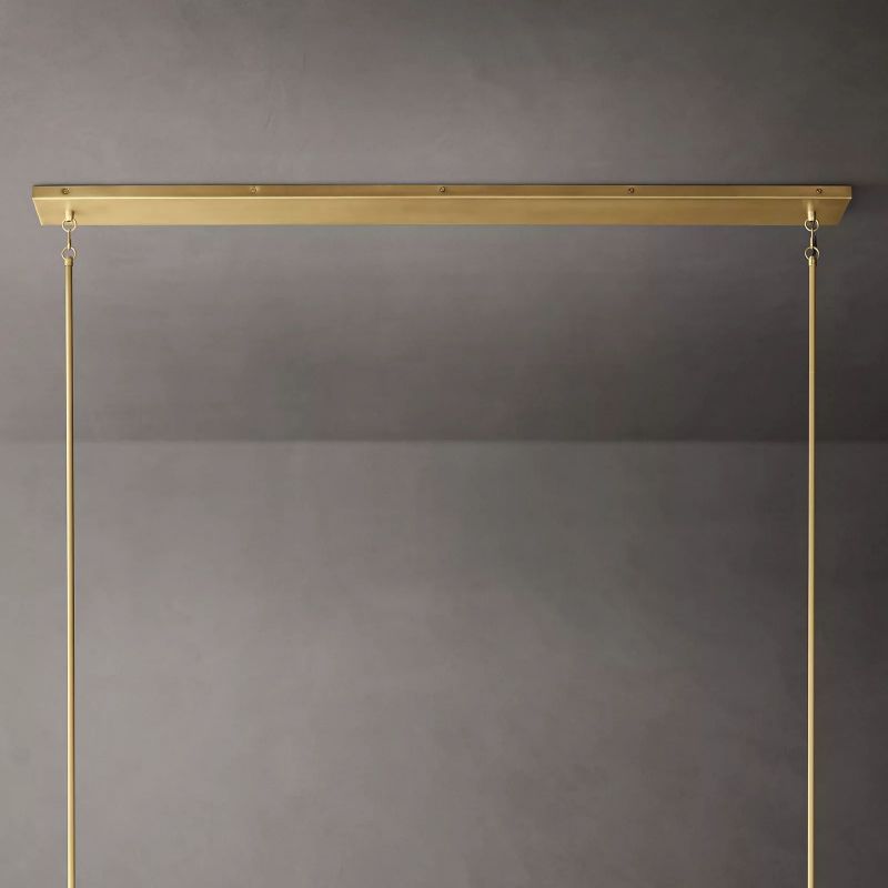 Kuseau Glass Linear Chandelier 60" - detail 7