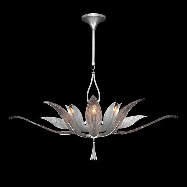 Lily Oblong Chandelier Light 40" - detail 3