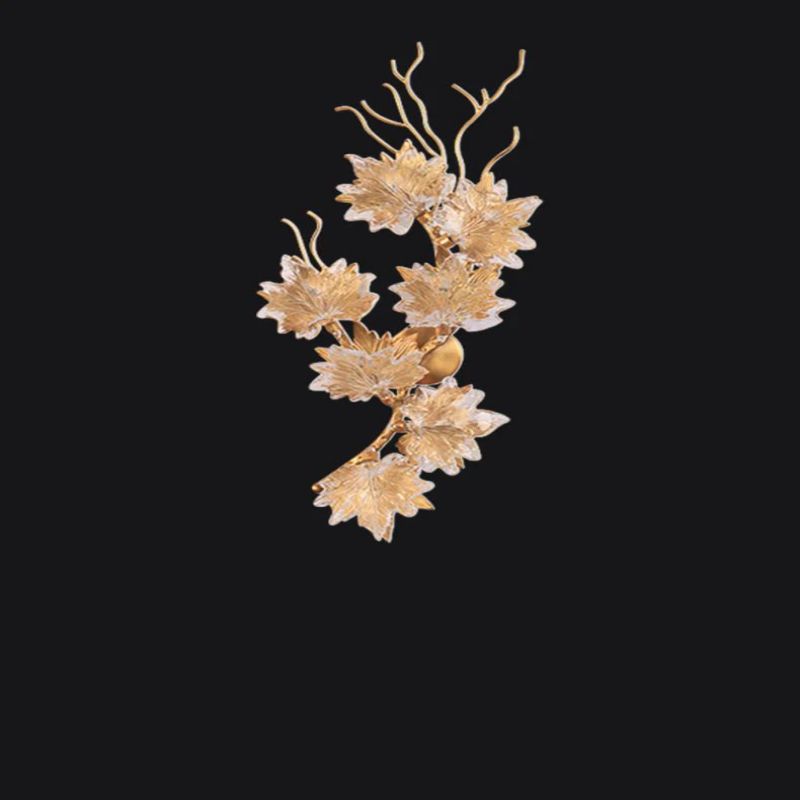 Luminous Maple Wall Sconce detail view
