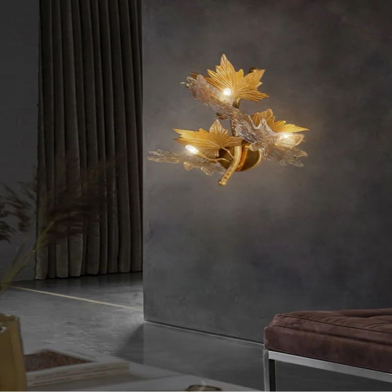 Luminous Maple Wall Sconce detail view