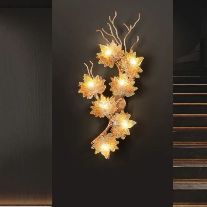Luminous Maple Wall Sconce detail view