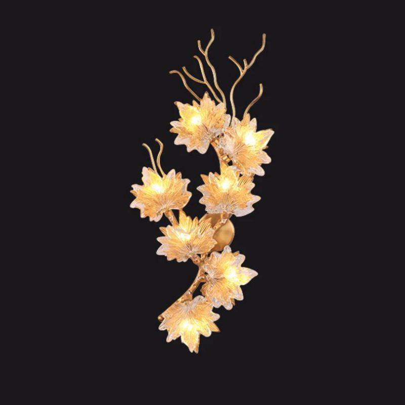 Luminous Maple Wall Sconce detail view