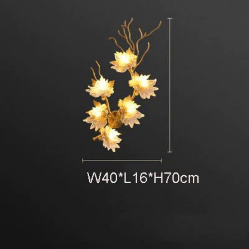 Luminous Maple Wall Sconce angled view