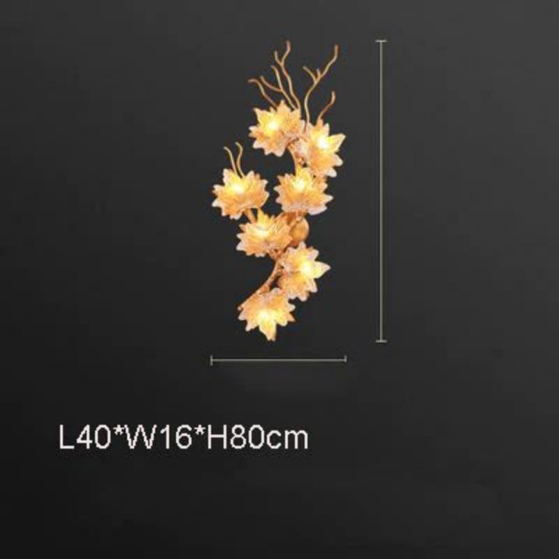 Luminous Maple Wall Sconce detail view