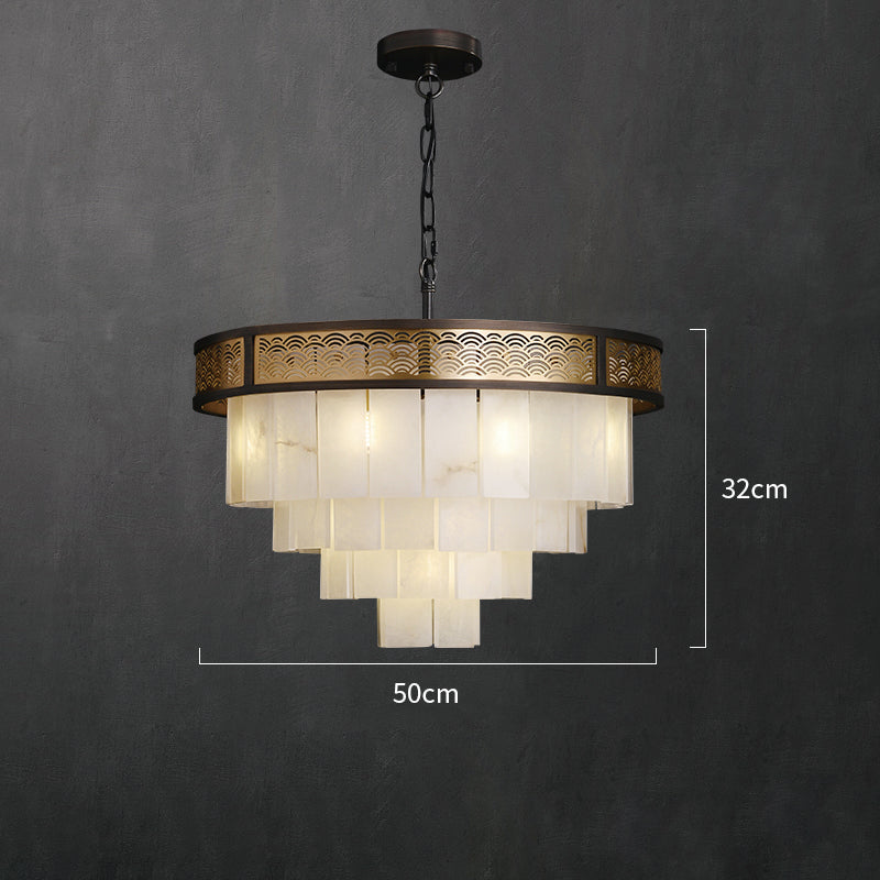 Marble Lorry Multi-layer Classic Chandelier - detail 7