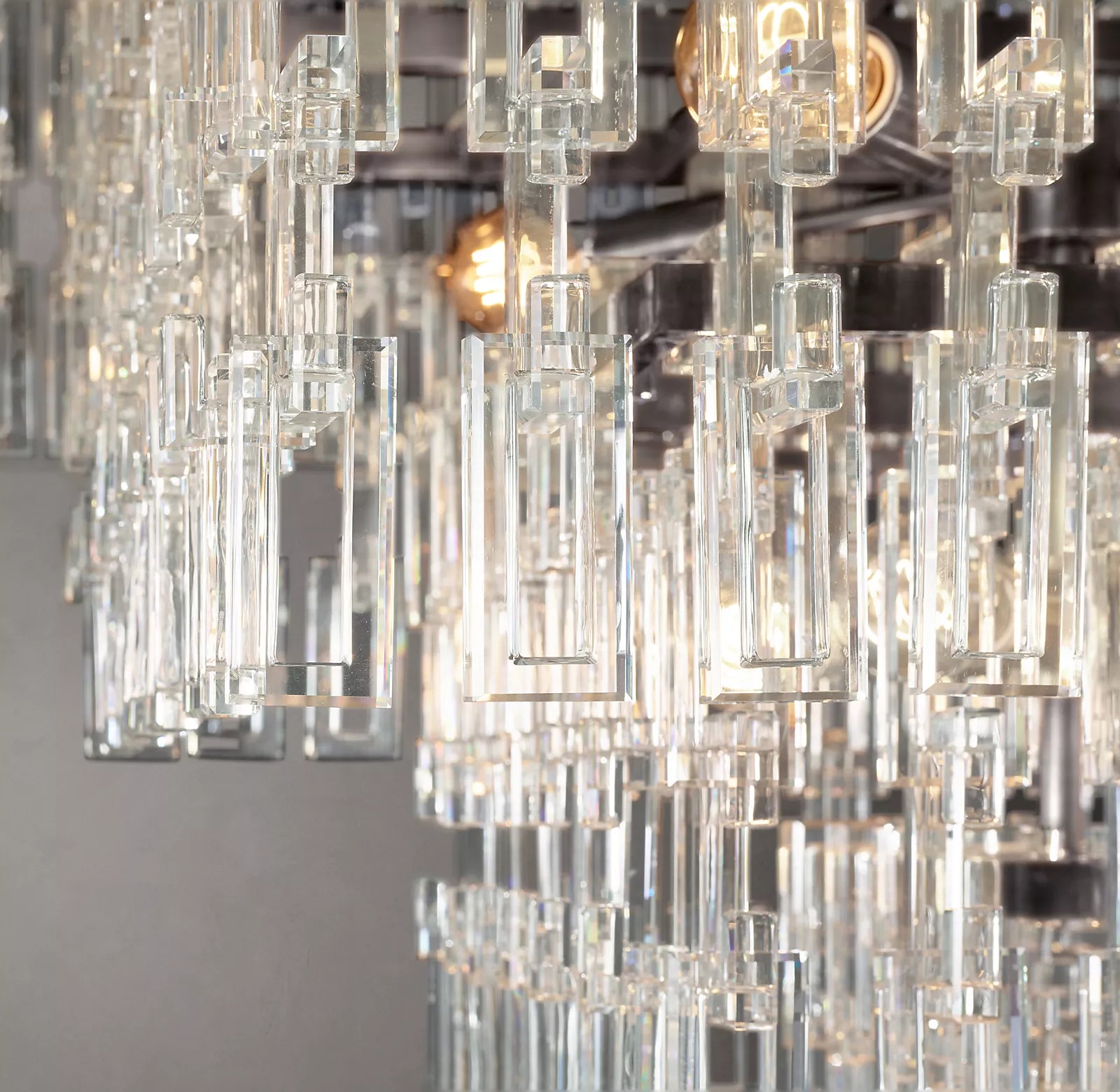 Miranda 4-Tier Rectangular Chandelier 72" - detail 10