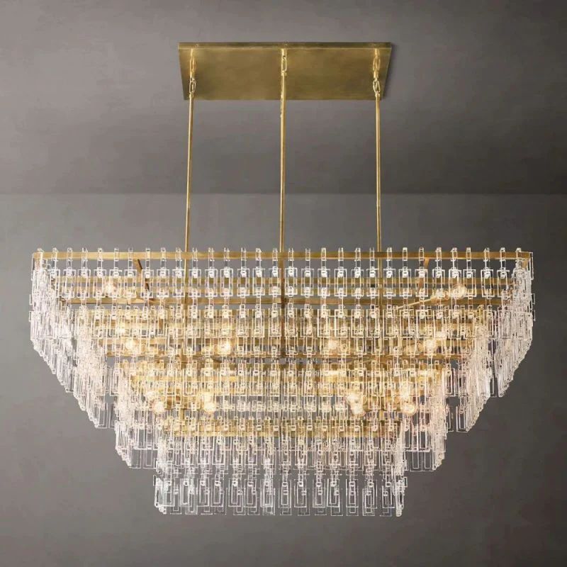 Miranda 4-Tier Rectangle Chandelier 72 inch main view