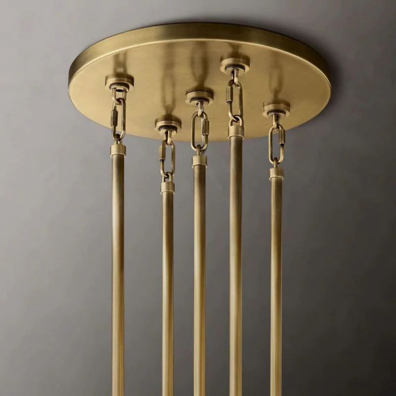 Miranda Round Chandelier 60 inch detail view