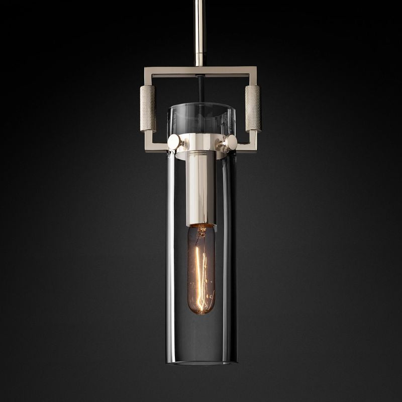 Mechanic Glass Cylinder Pendant detail view