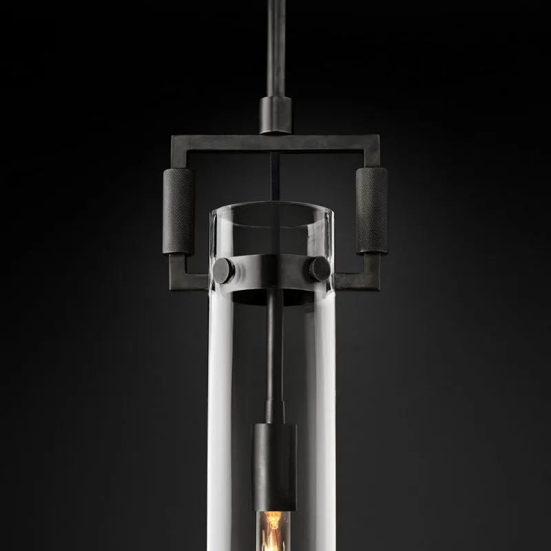 Mechanic Glass Cylinder Pendant detail view