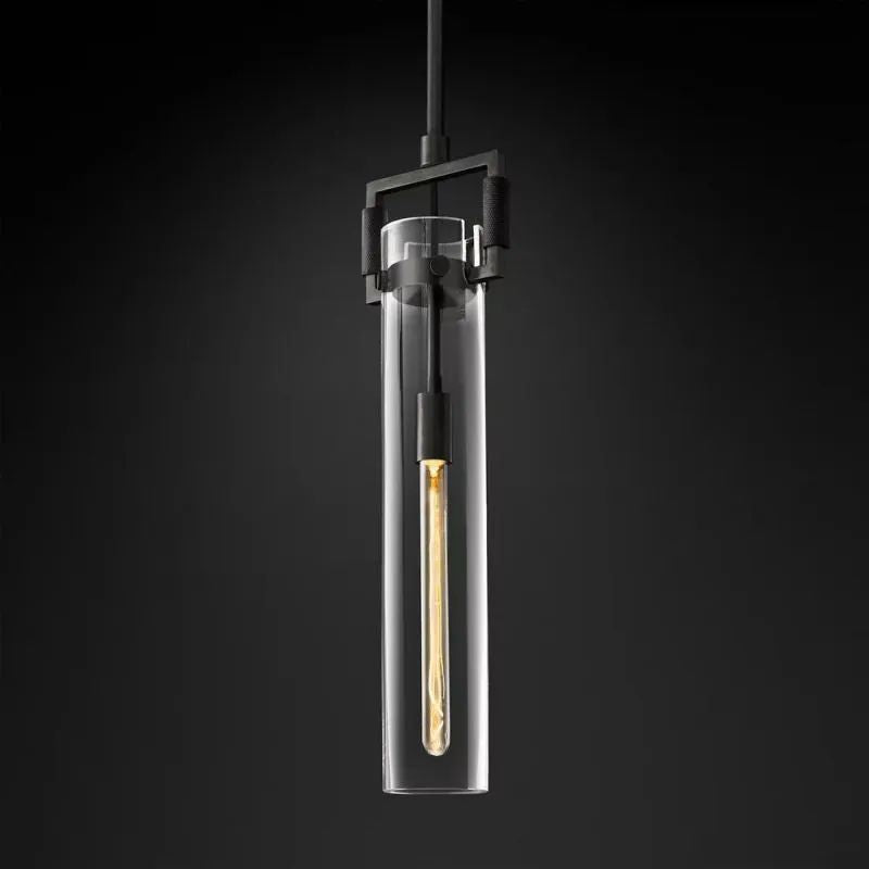 Mechanic Glass Cylinder Pendant detail view