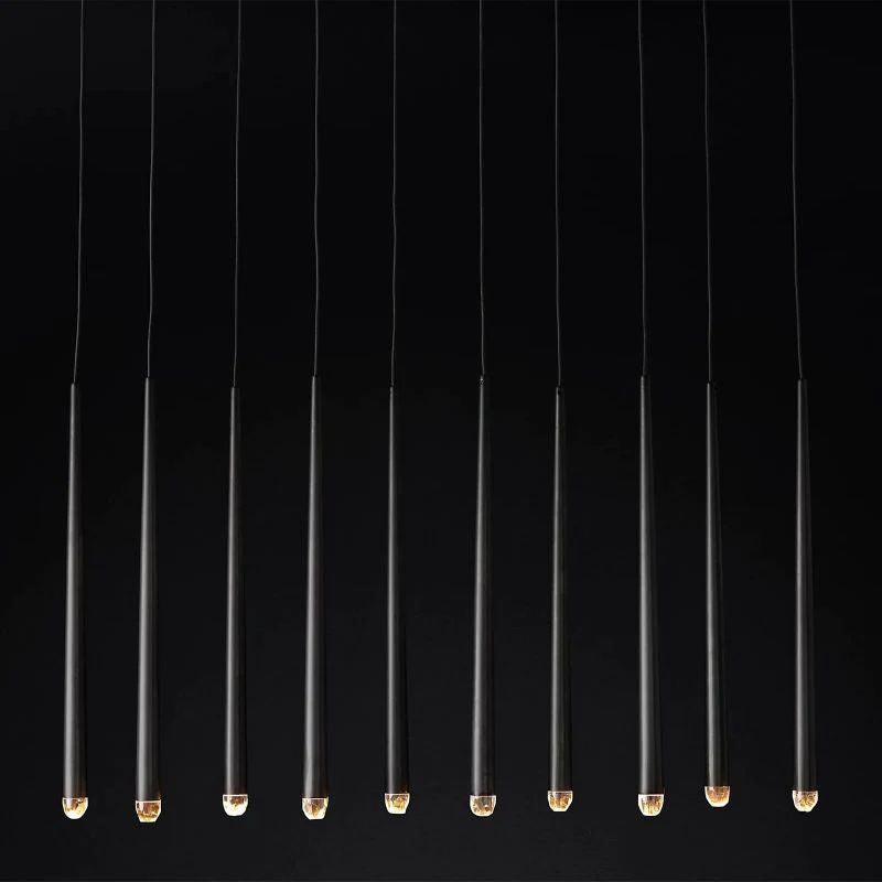 Lucas Modern Linear Chandelier 48 inch front view