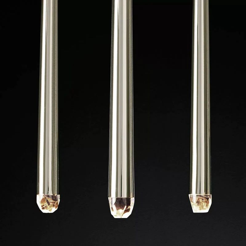Lucas Modern Linear Chandelier 48 inch detail view