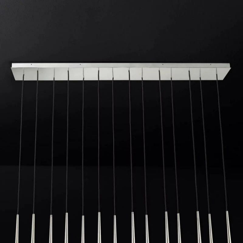 Lucas Modern Linear Chandelier 72 inch detail view
