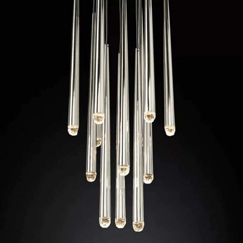 Lucas Modern Round Chandelier 18 inch detail view