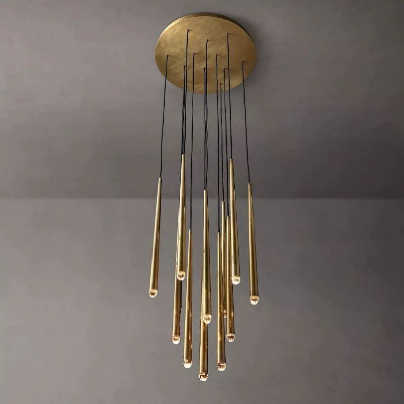Lucas Modern Round Chandelier 24 inch detail view