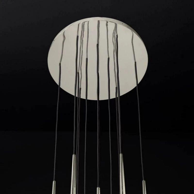 Lucas Modern Round Chandelier 24 inch detail view