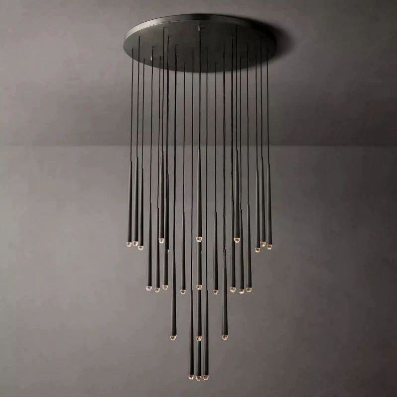 Lucas Modern Round Chandelier 48 inch front view