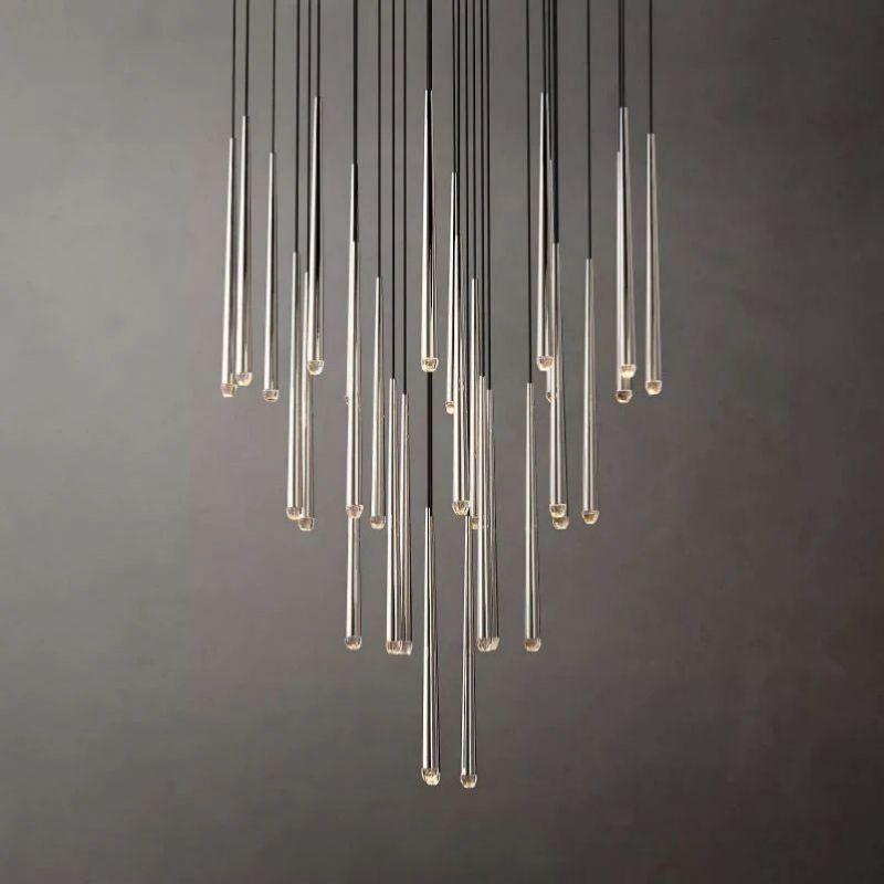 Lucas Modern Round Chandelier 48 inch detail view