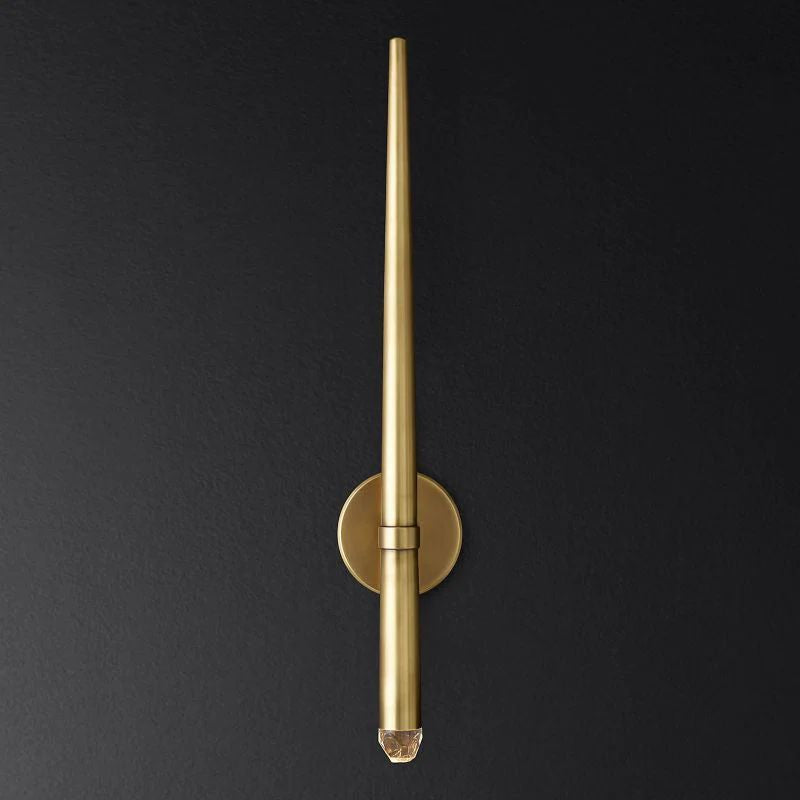 Lucas Modern Torch Wall Sconce detail view