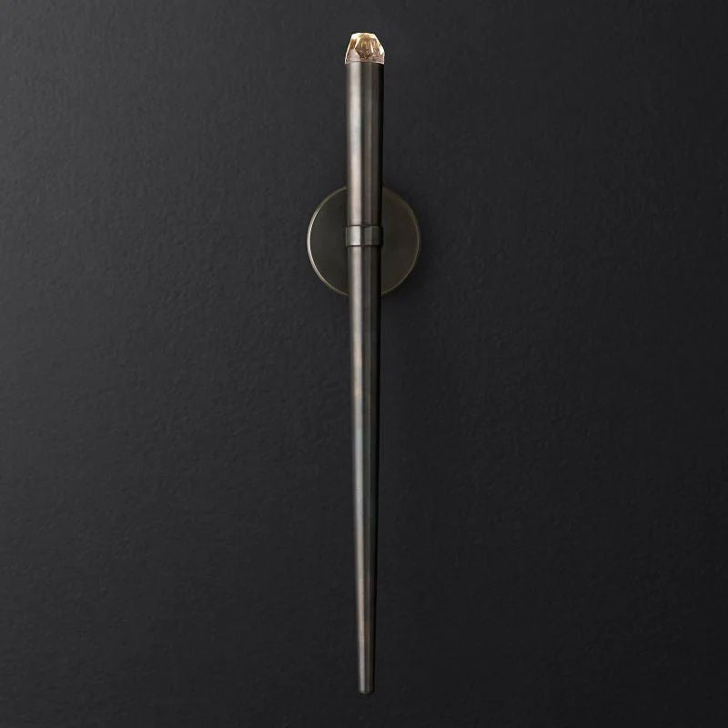 Lucas Modern Torch Wall Sconce detail view