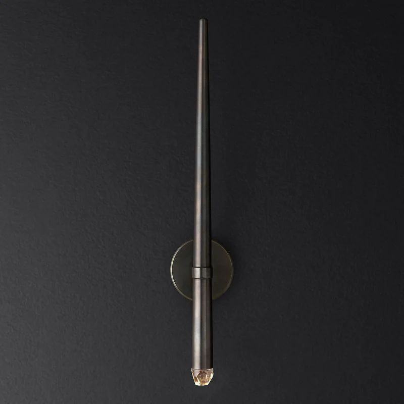 Lucas Modern Torch Wall Sconce detail view