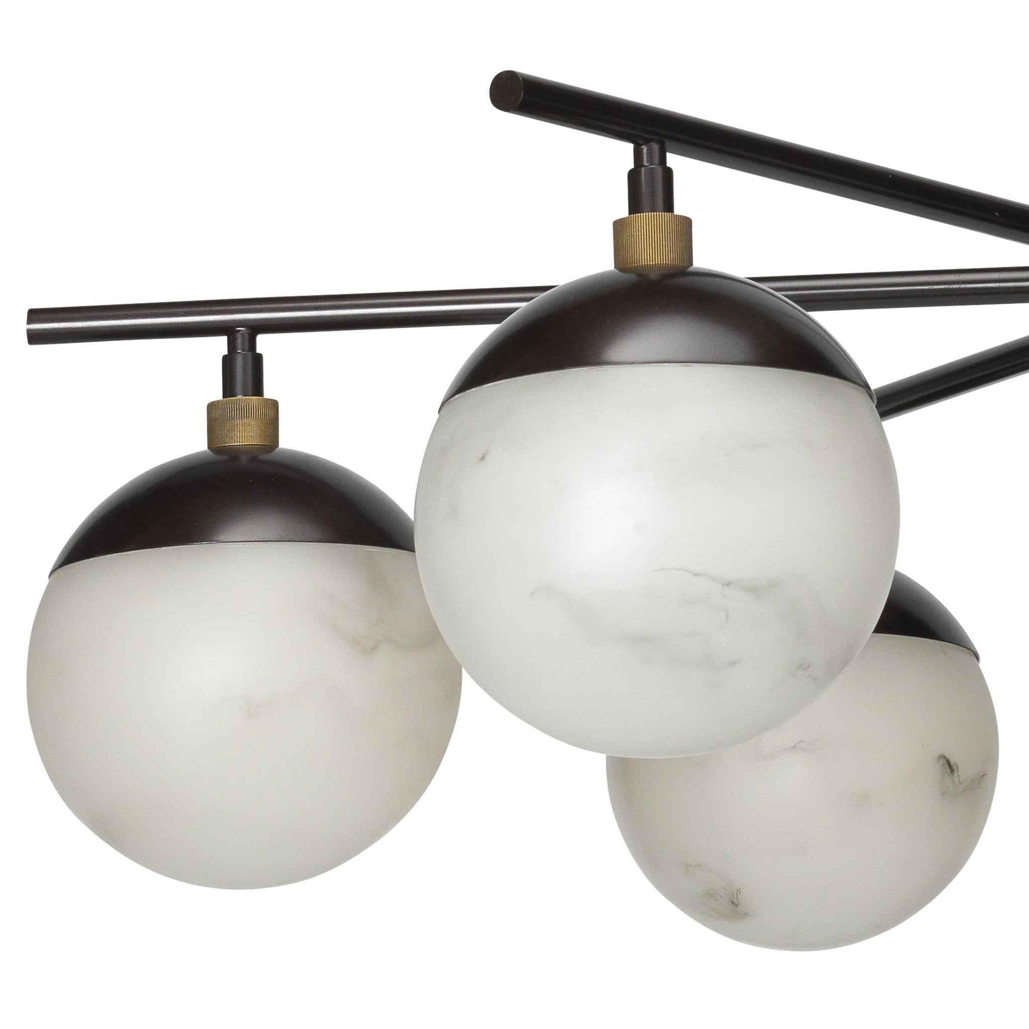 Metro Alabaster 6-Light Chandelier - detail 4