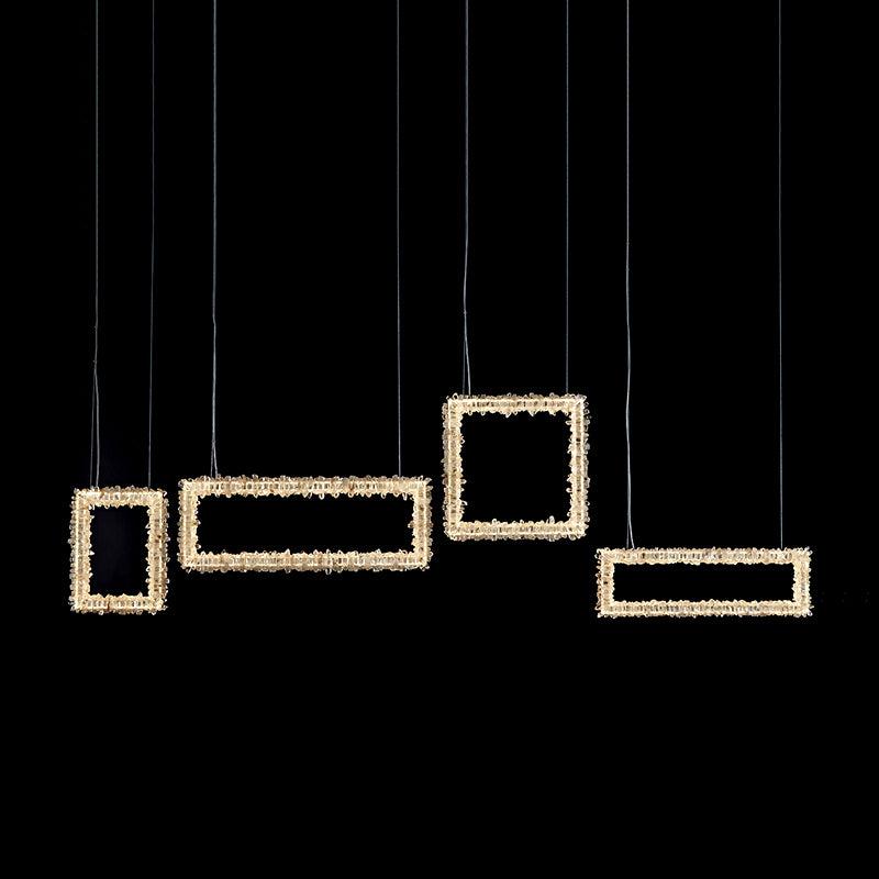 Modern Rock Crystal Dining Room Chandelier - product detail 6